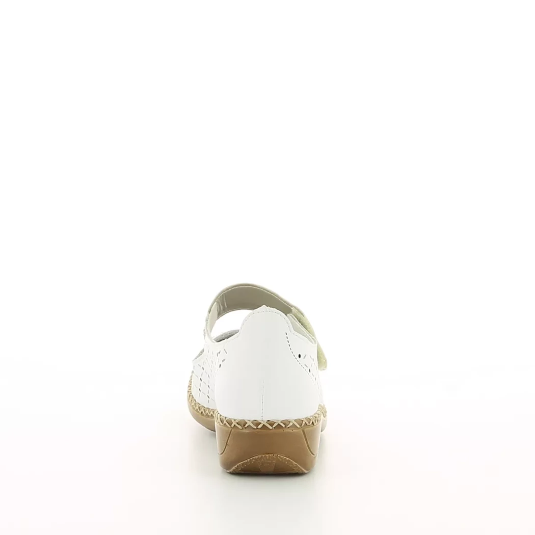 Image (3) de la chaussures Rieker - Escarpins Blanc en Cuir