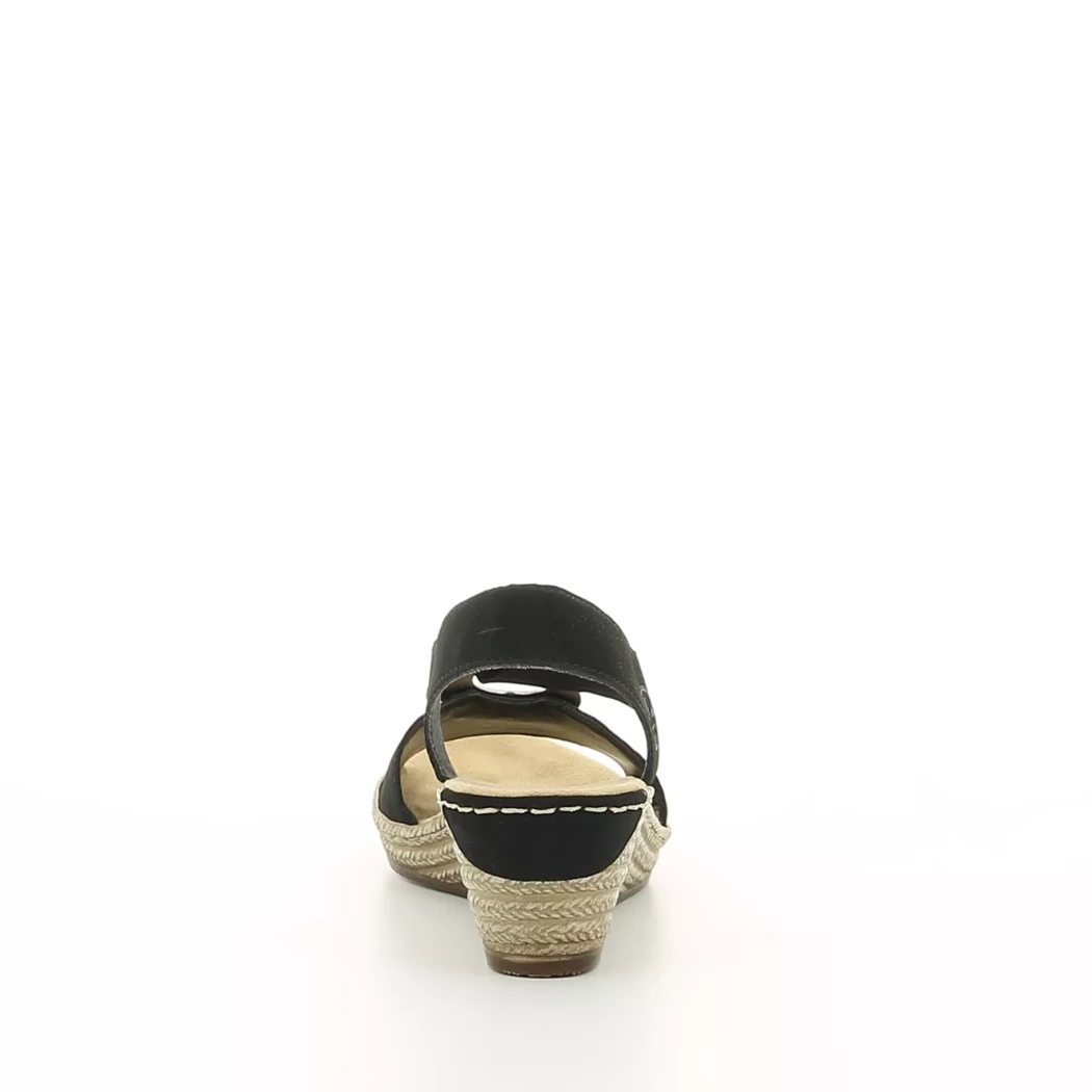 Image (3) de la chaussures Rieker - Sandales et Nu-Pieds Noir en Cuir synthétique