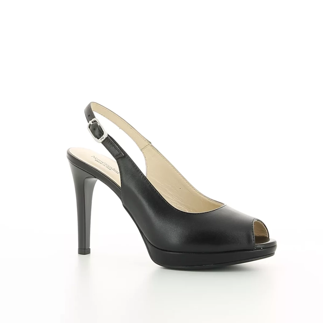 Image (1) de la chaussures Nero Giardini - Sandales et Nu-Pieds Noir en Cuir