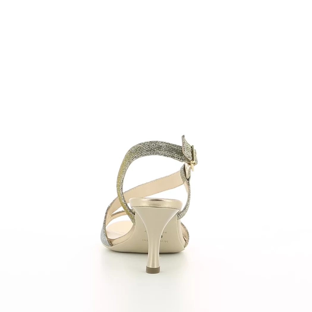 Image (3) de la chaussures Nero Giardini - Sandales et Nu-Pieds Or / Bronze / Platine en Textile