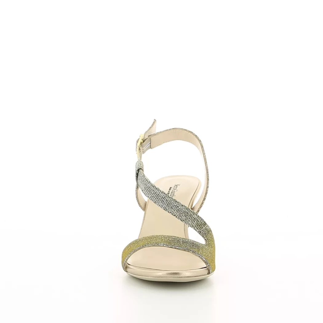 Image (5) de la chaussures Nero Giardini - Sandales et Nu-Pieds Or / Bronze / Platine en Textile