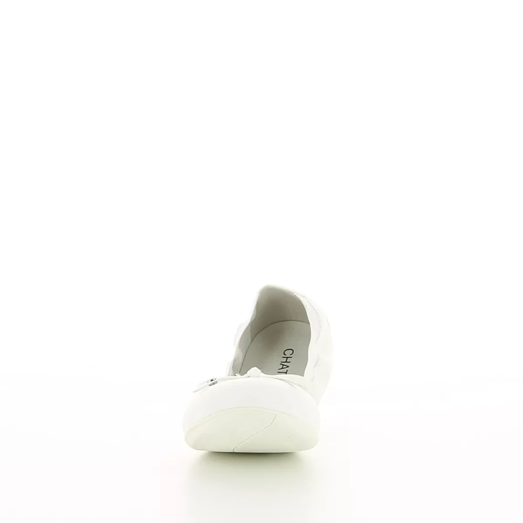 Image (5) de la chaussures Chattawak - Ballerines Blanc en Cuir synthétique