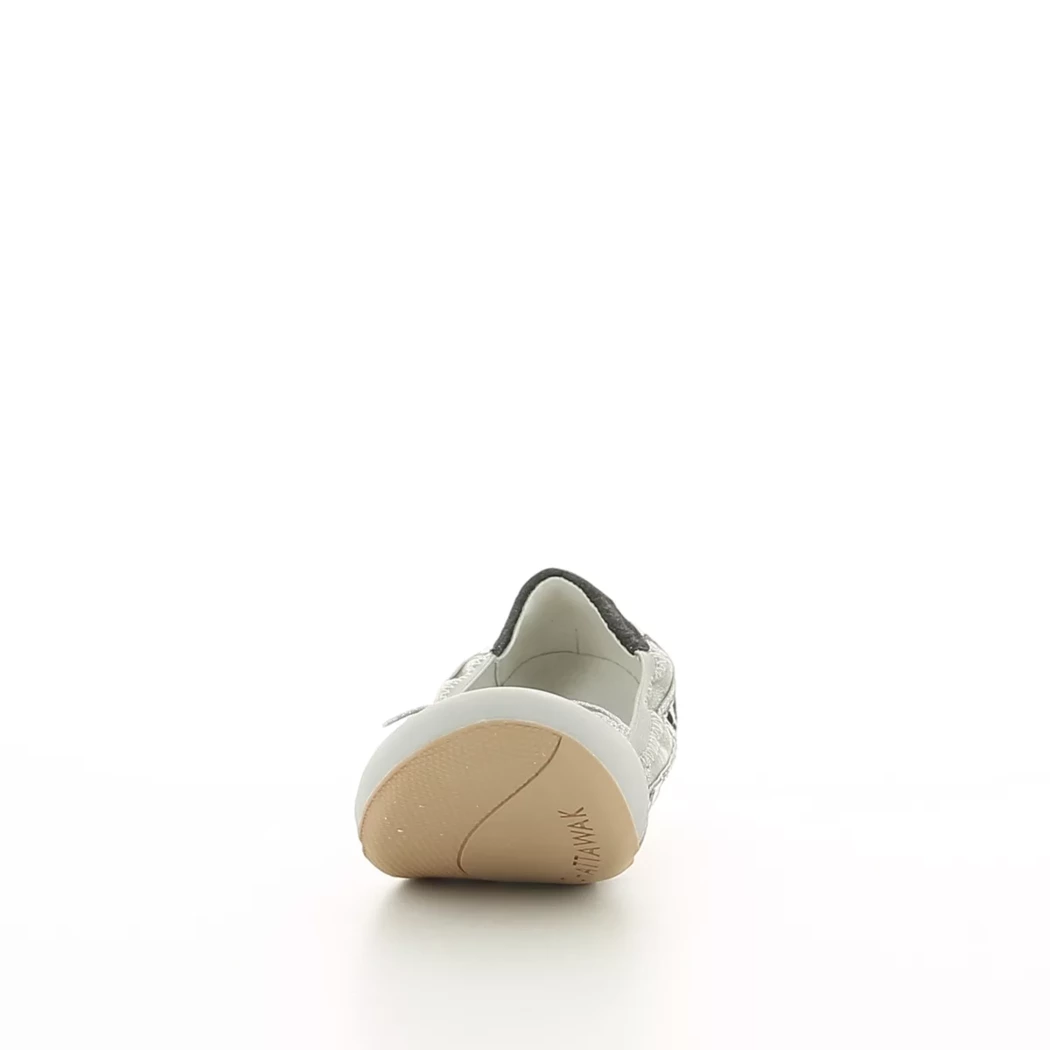 Image (5) de la chaussures Chattawak - Ballerines Argent en Cuir synthétique