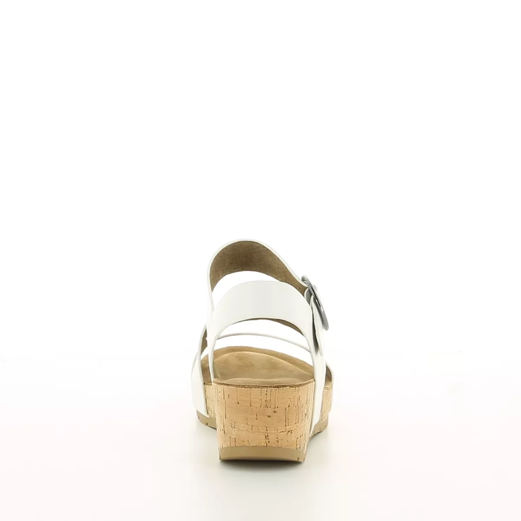 Image (3) de la chaussures Chattawak - Sandales et Nu-Pieds Blanc en Cuir synthétique