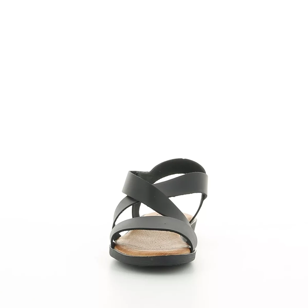 Image (5) de la chaussures Hee - Sandales et Nu-Pieds Noir en Cuir