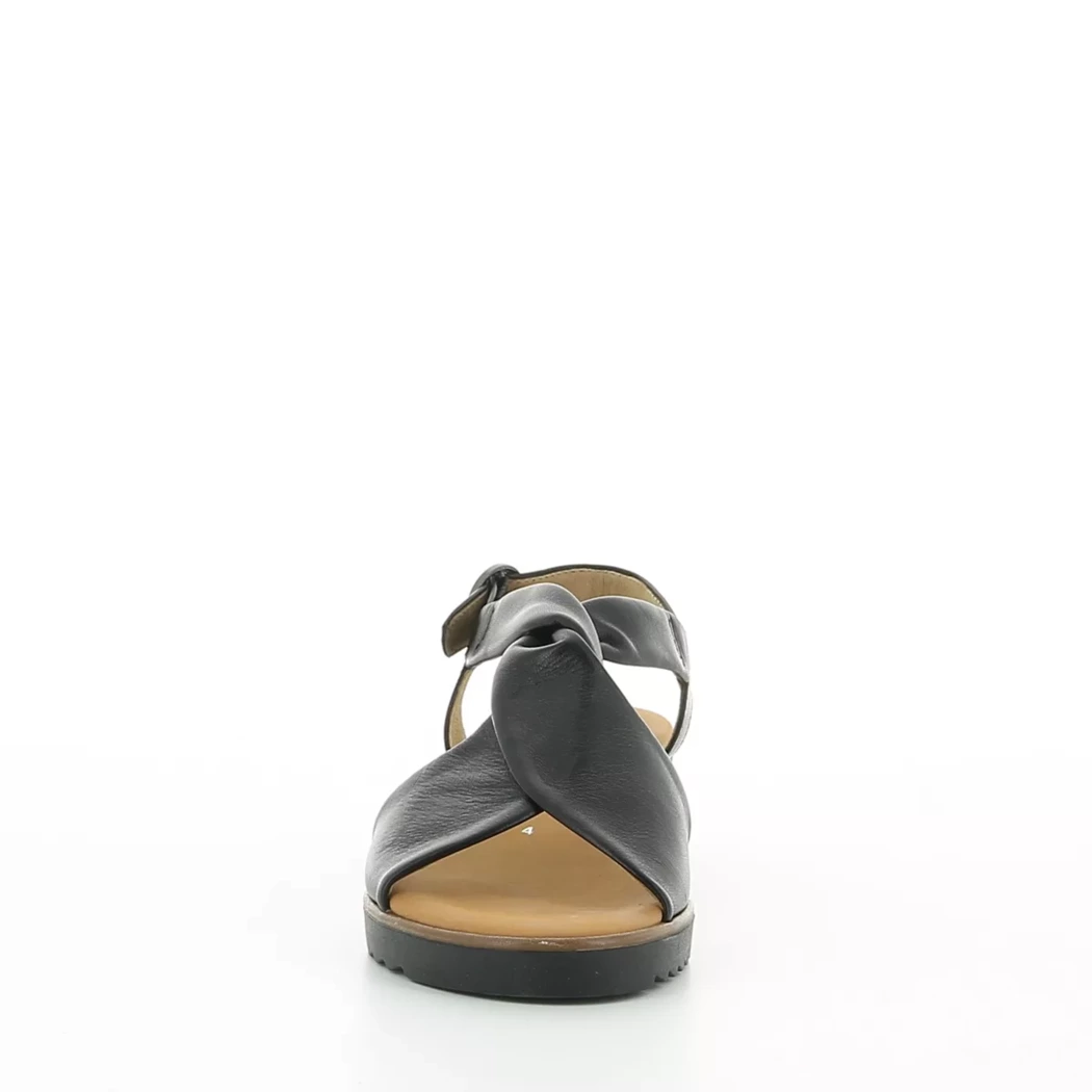 Image (5) de la chaussures Gabor - Sandales et Nu-Pieds Noir en Cuir