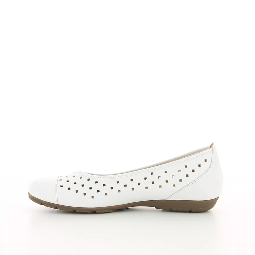 Image (4) de la chaussures Gabor - Ballerines Blanc en Cuir