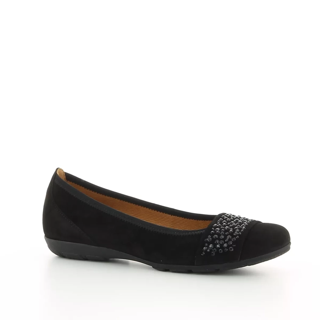 Image (1) de la chaussures Gabor - Ballerines Noir en Cuir nubuck