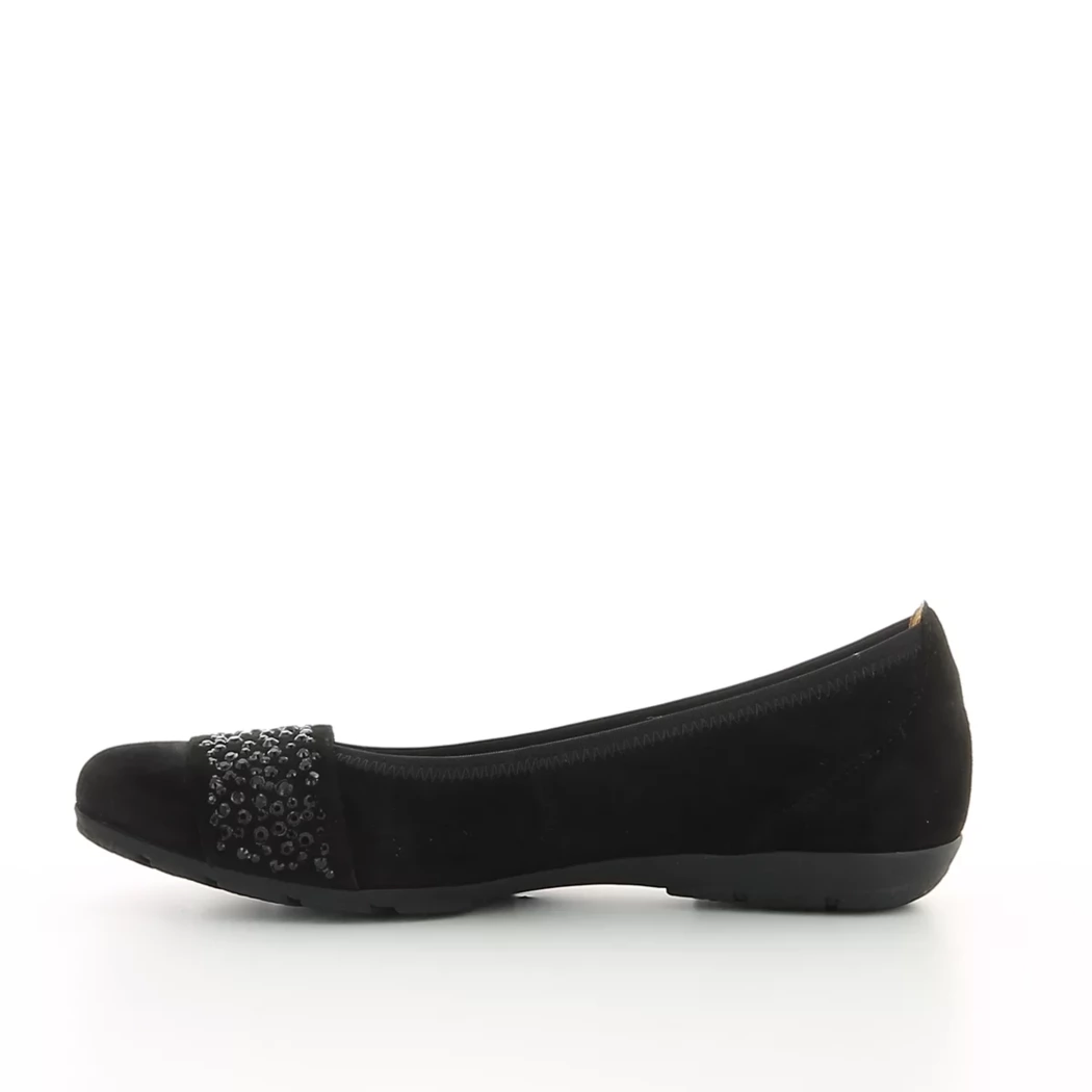 Image (4) de la chaussures Gabor - Ballerines Noir en Cuir nubuck