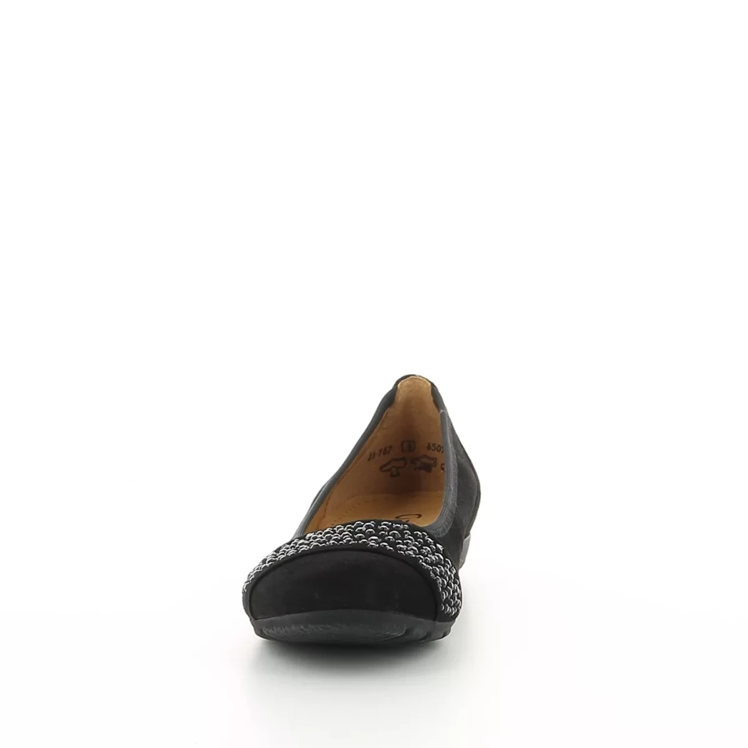 Image (5) de la chaussures Gabor - Ballerines Noir en Cuir nubuck