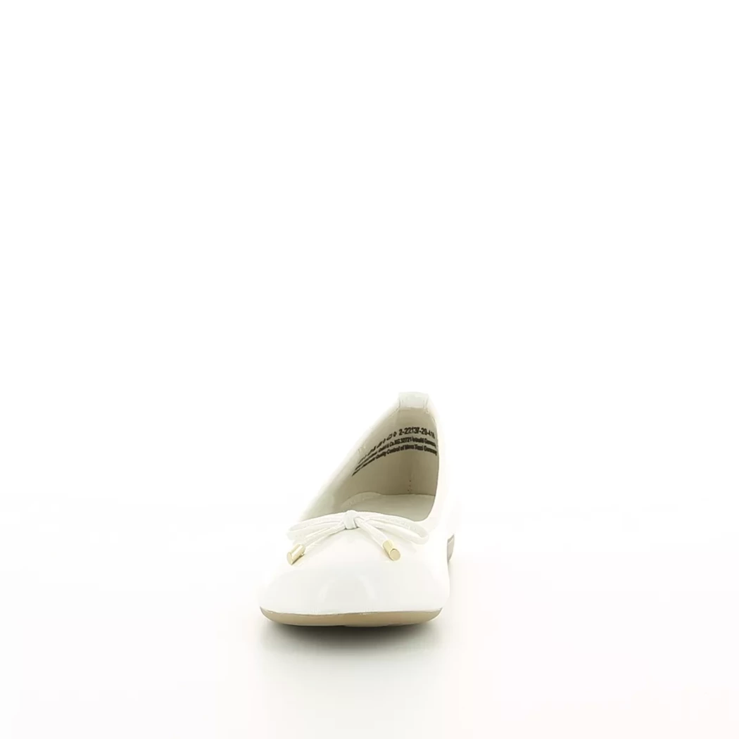 Image (5) de la chaussures Marco Tozzi - Ballerines Blanc en Cuir synthétique