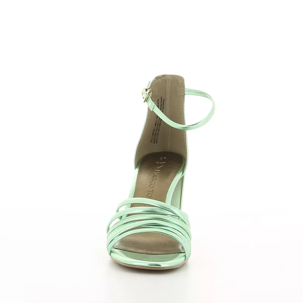 Image (5) de la chaussures Marco Tozzi - Sandales et Nu-Pieds Vert en Cuir synthétique