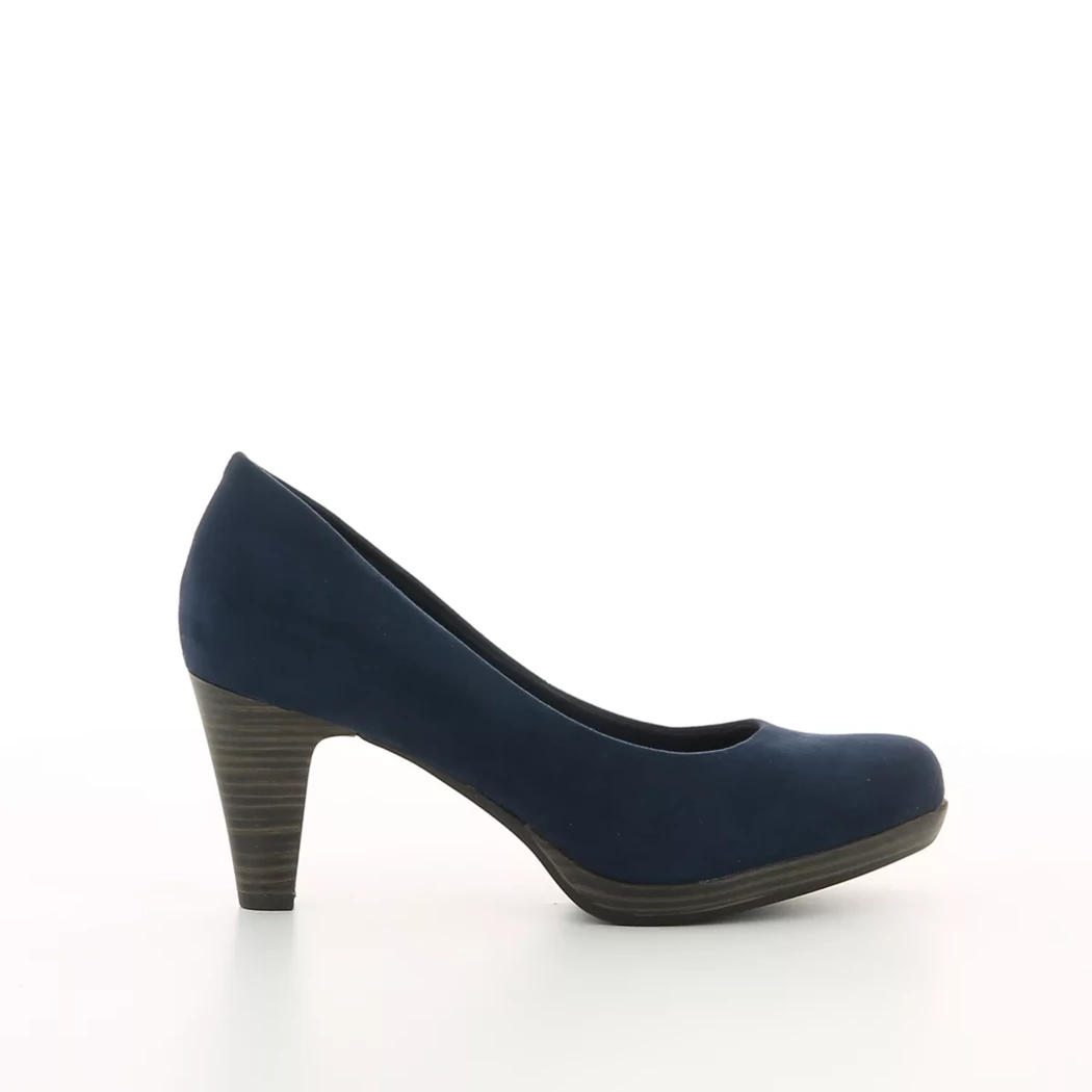 Image (2) de la chaussures Marco Tozzi - Escarpins Bleu en Cuir synthétique