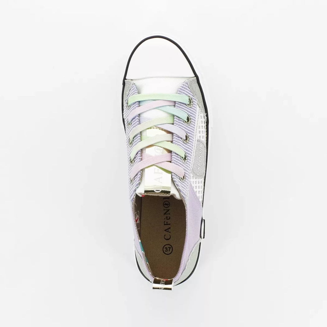 Image (6) de la chaussures Cafe Noir - Baskets Multicolore en Textile