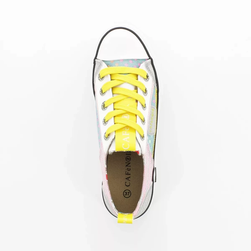 Image (6) de la chaussures Cafe Noir - Baskets Multicolore en Textile