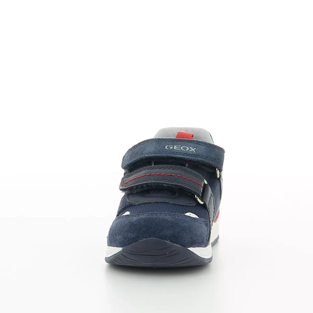 Image (5) de la chaussures Geox - Bottines Bleu en Cuir nubuck