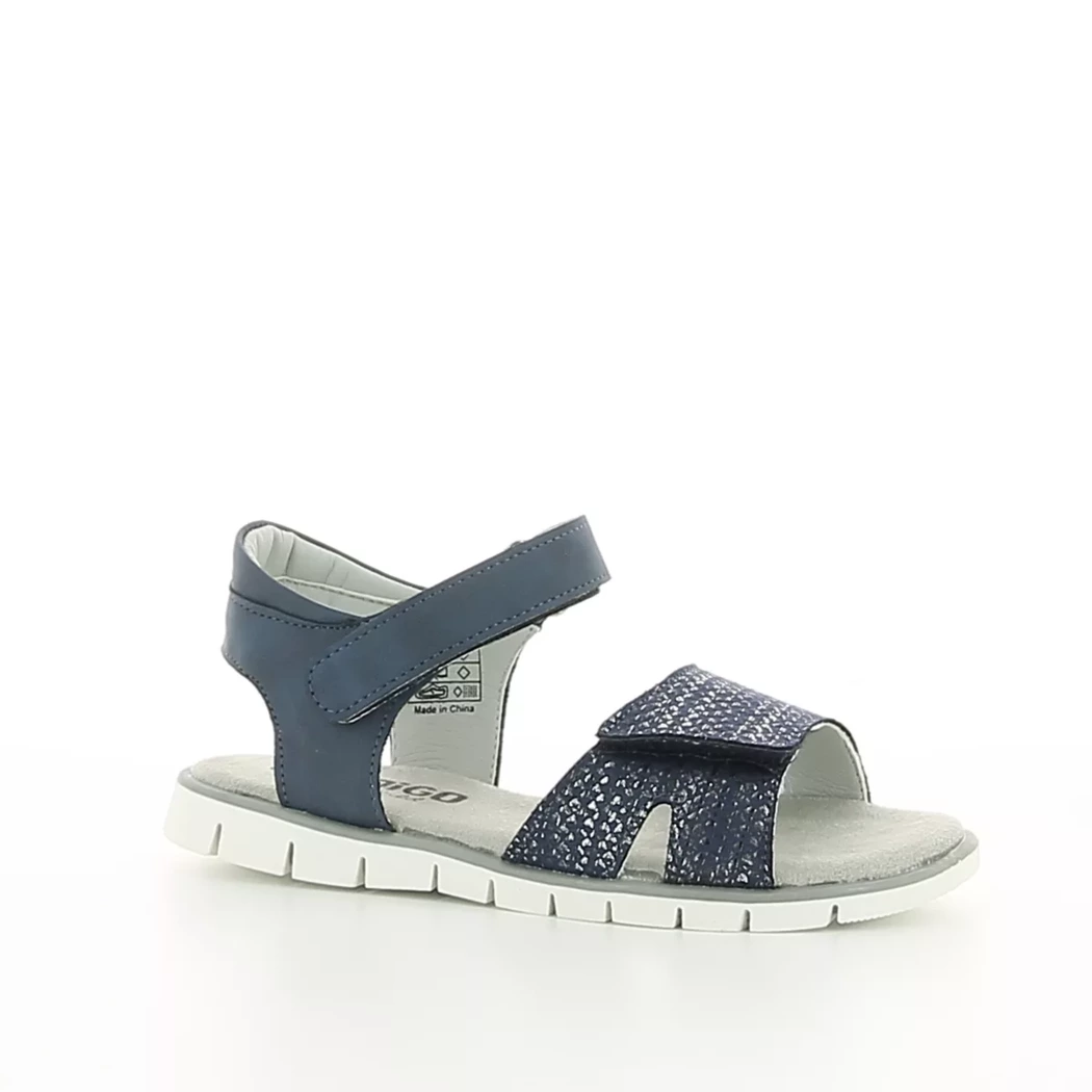 Image (1) de la chaussures Indigo - Sandales et Nu-Pieds Bleu en Cuir synthétique