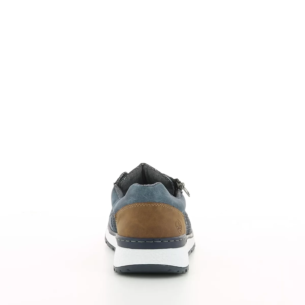 Image (3) de la chaussures Rieker - Chaussures à lacets Bleu en Cuir synthétique