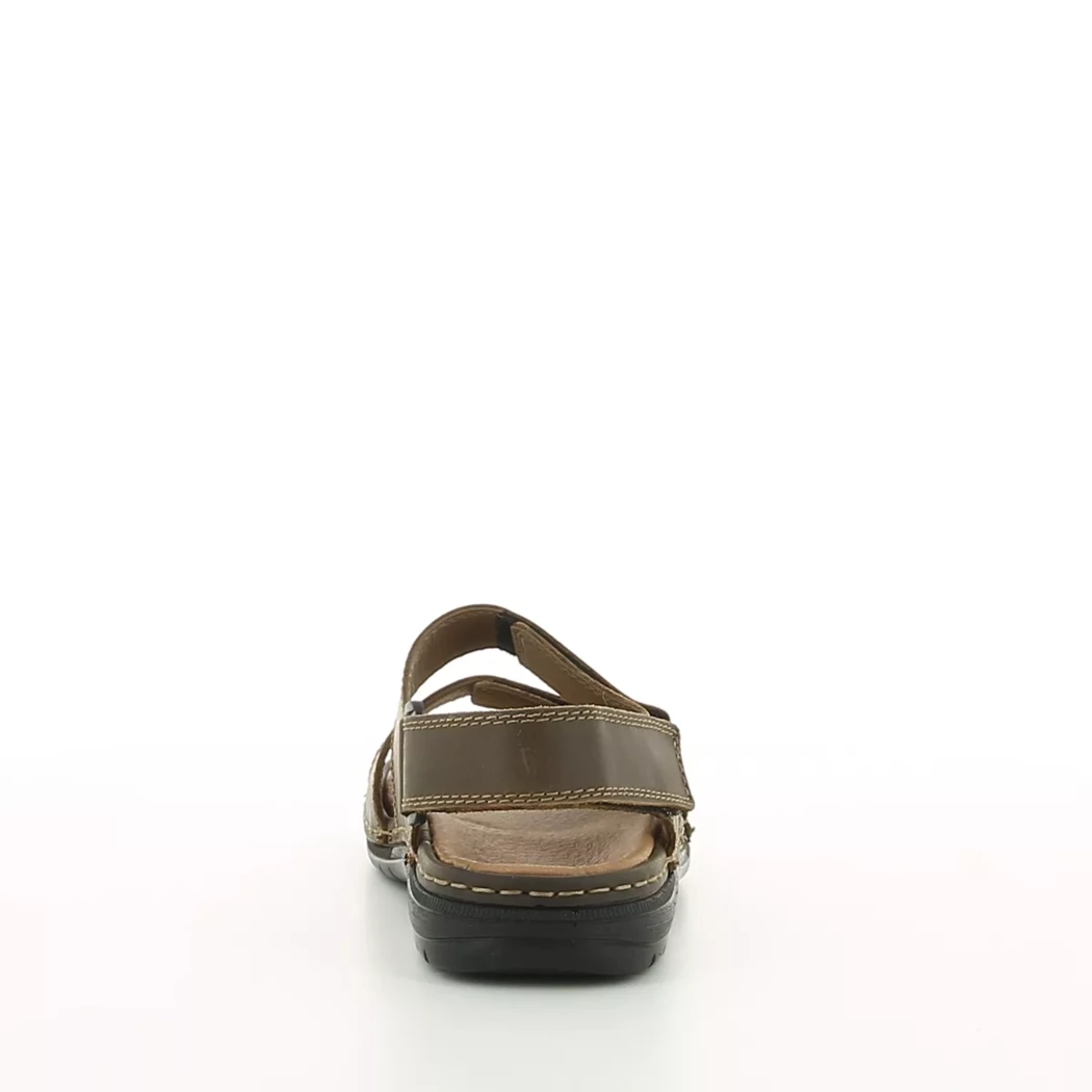 Image (3) de la chaussures Rieker - Sandales et Nu-Pieds Marron en Cuir