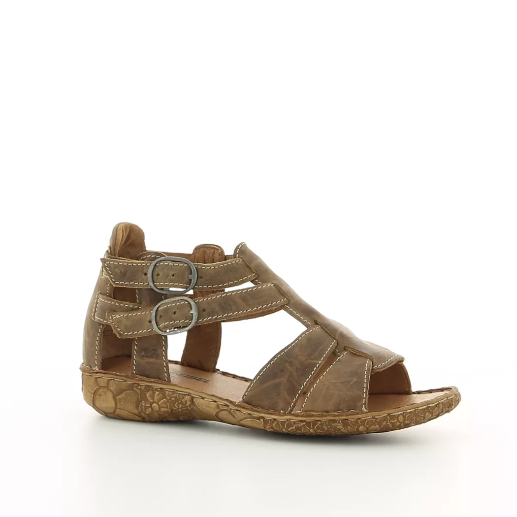 Image (1) de la chaussures Josef Seibel - Sandales et Nu-Pieds Marron en Cuir