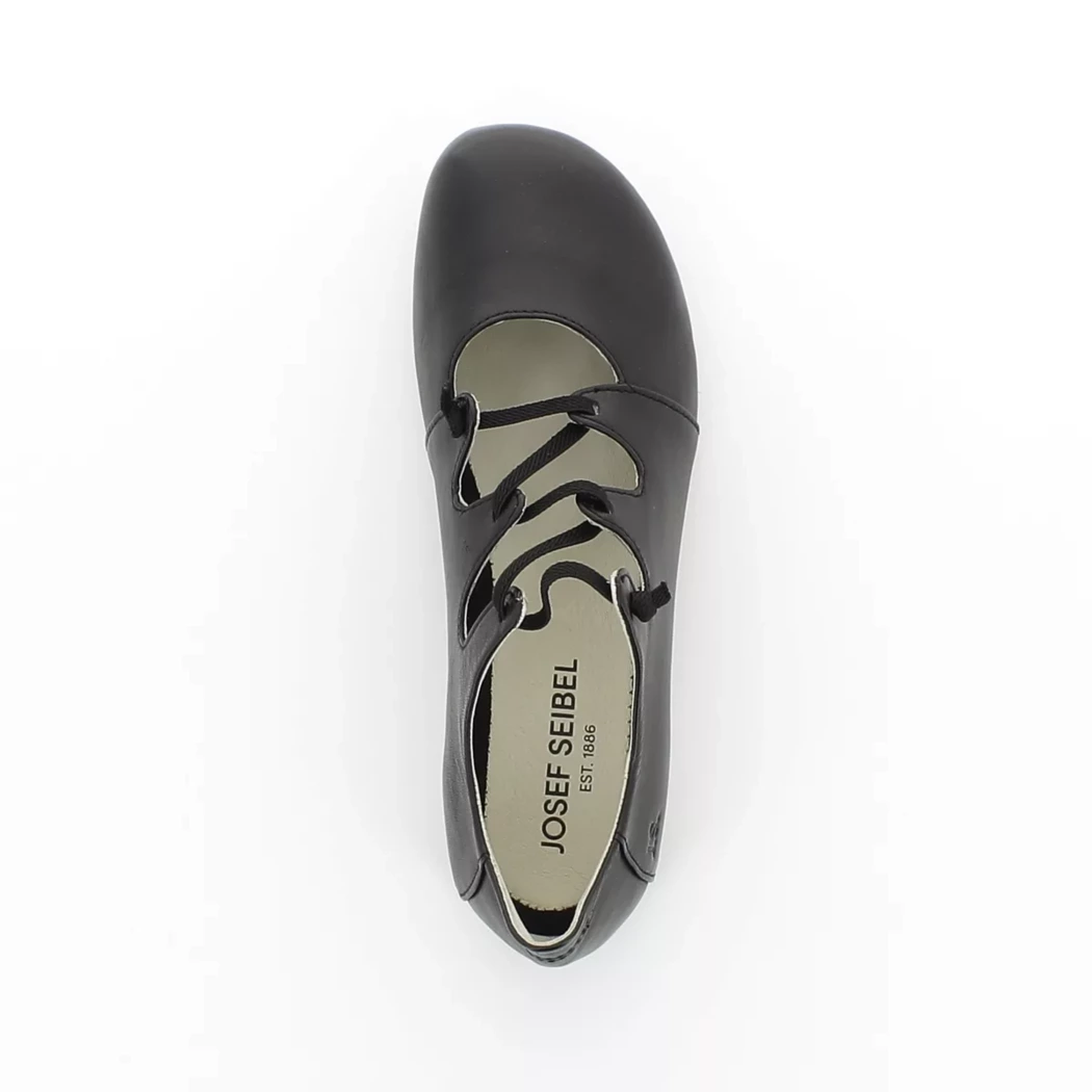 Image (6) de la chaussures Josef Seibel - Ballerines Noir en Cuir