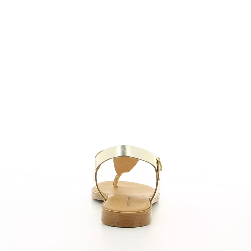 Image (3) de la chaussures Drakart - Sandales et Nu-Pieds Or / Bronze / Platine en Cuir