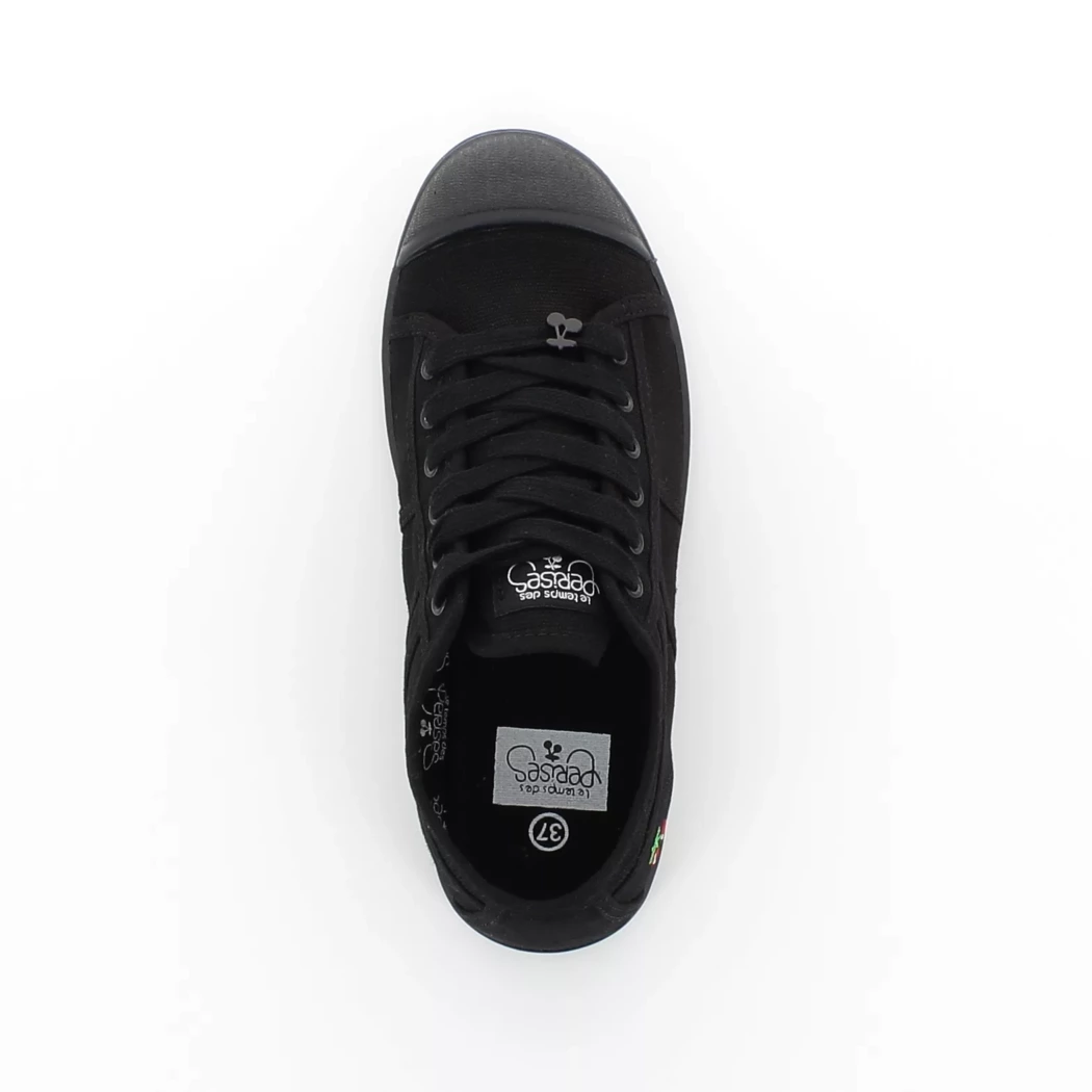 Image (6) de la chaussures Le Temps des Cerises - Baskets Noir en Textile