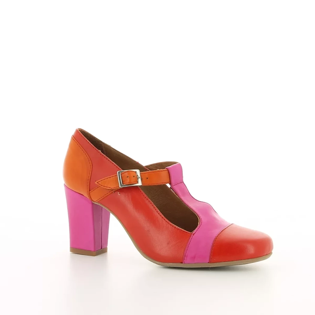 Image (1) de la chaussures Miz Mooz - Escarpins Rouge en Cuir