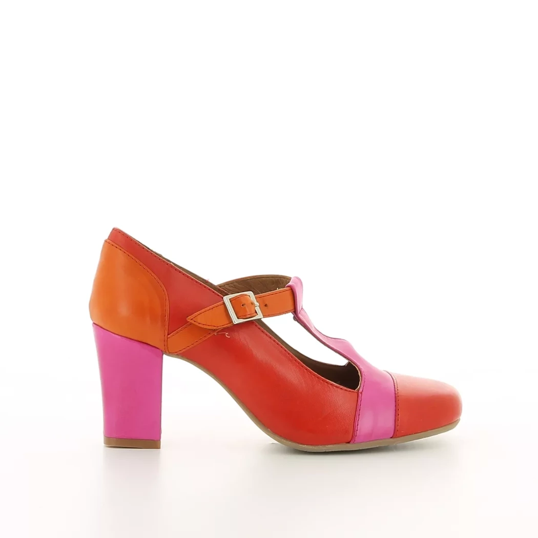 Image (2) de la chaussures Miz Mooz - Escarpins Rouge en Cuir