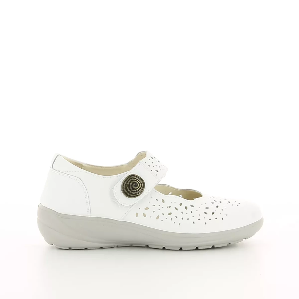 Image (2) de la chaussures G Comfort - Ballerines Blanc en Cuir