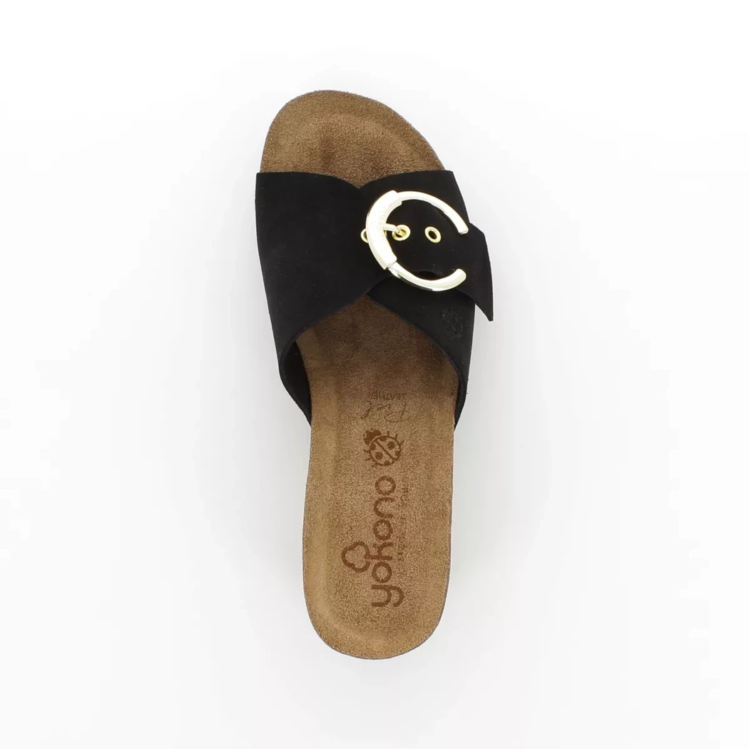 Image (6) de la chaussures Yokono - Mules et Sabots Noir en Cuir nubuck
