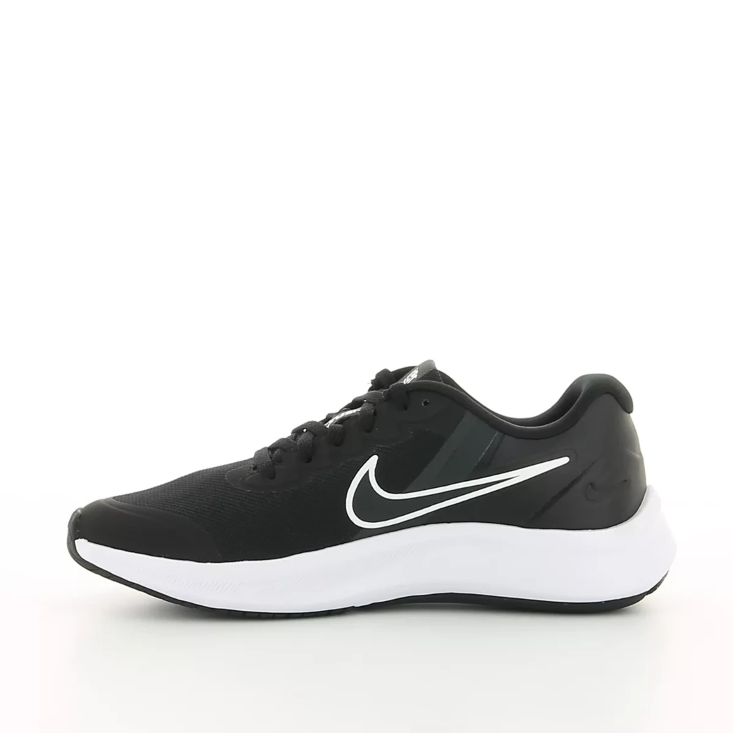 Image (4) de la chaussures Nike - Baskets Noir en Cuir synthétique