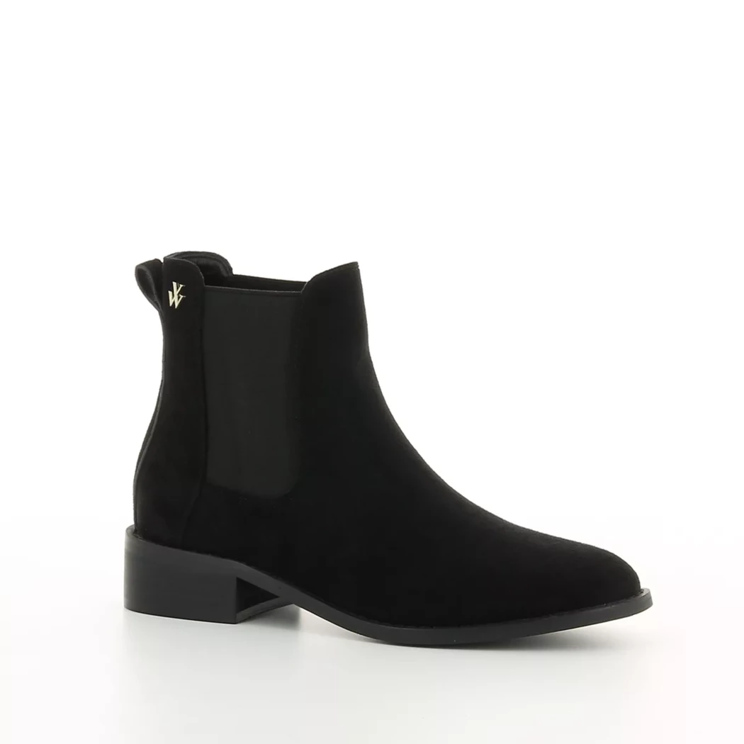 Image (1) de la chaussures Vanessa Wu - Boots Noir en Cuir synthétique