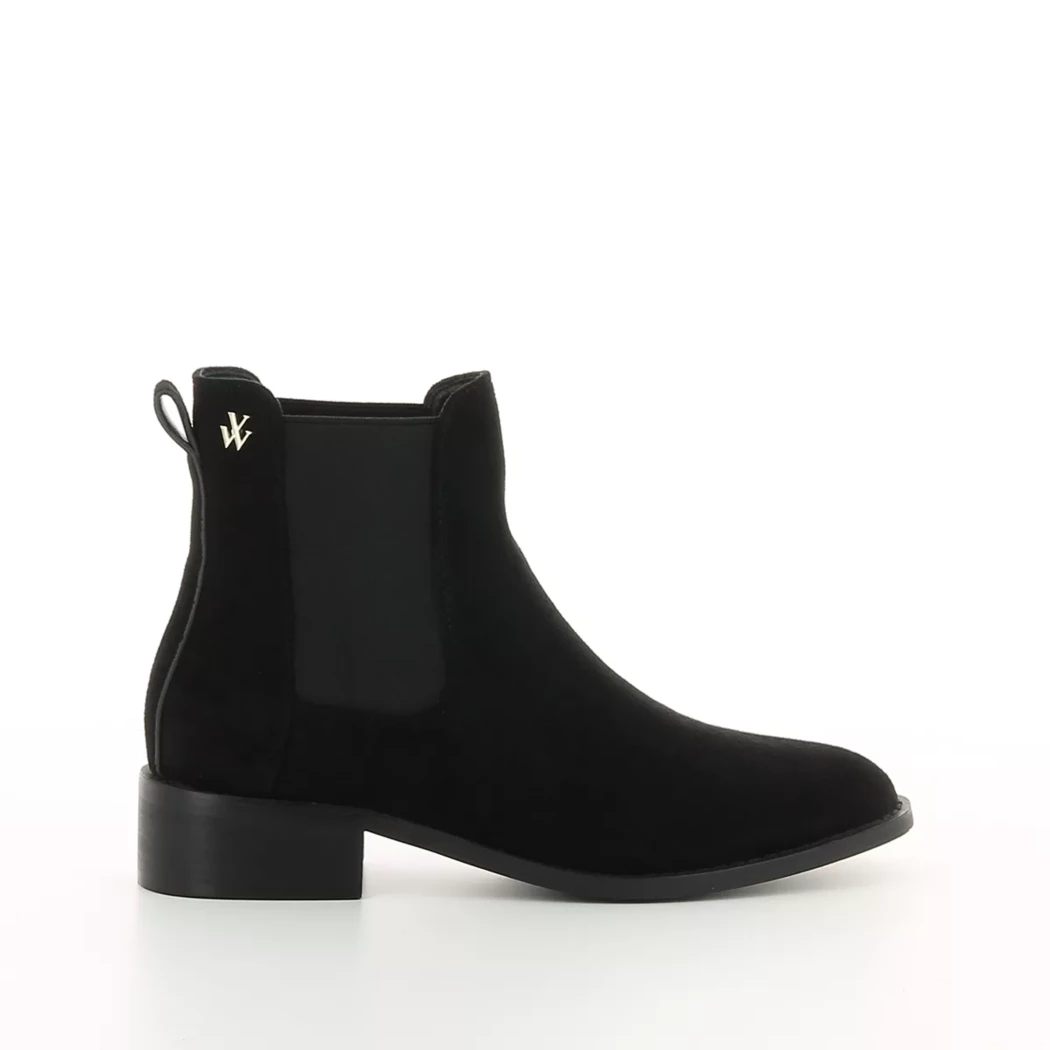 Image (2) de la chaussures Vanessa Wu - Boots Noir en Cuir synthétique
