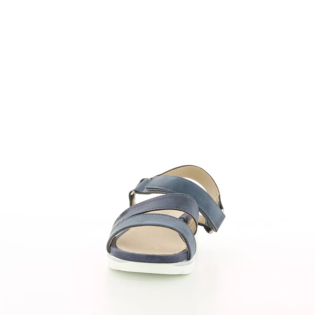 Image (5) de la chaussures Florence - Sandales et Nu-Pieds Bleu en Cuir synthétique