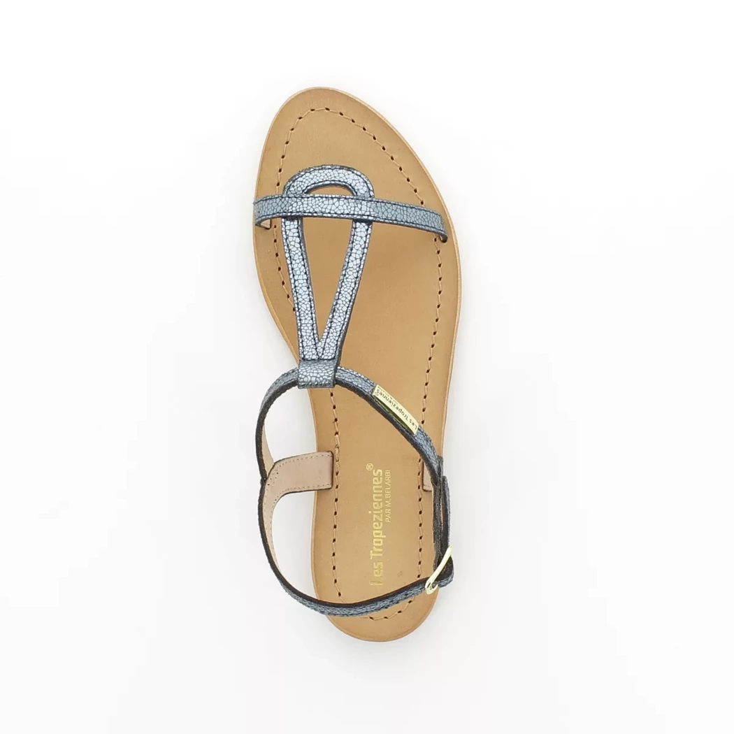 Image (6) de la chaussures Les Tropeziennes - Sandales et Nu-Pieds Bleu en Cuir