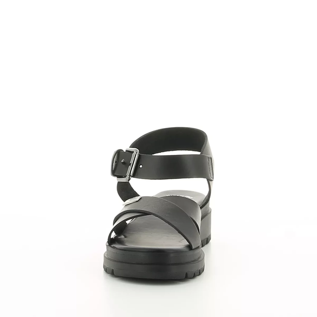 Image (5) de la chaussures Les Tropeziennes - Sandales et Nu-Pieds Noir en Cuir