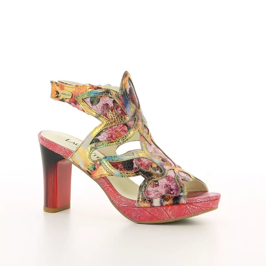 Image (1) de la chaussures Laura Vita - Sandales et Nu-Pieds Multicolore en Cuir