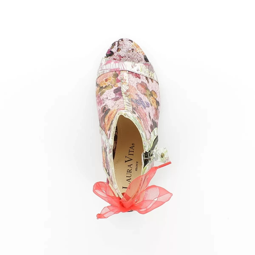 Image (6) de la chaussures Laura Vita - Sandales et Nu-Pieds Rose / Fuchsia en Cuir