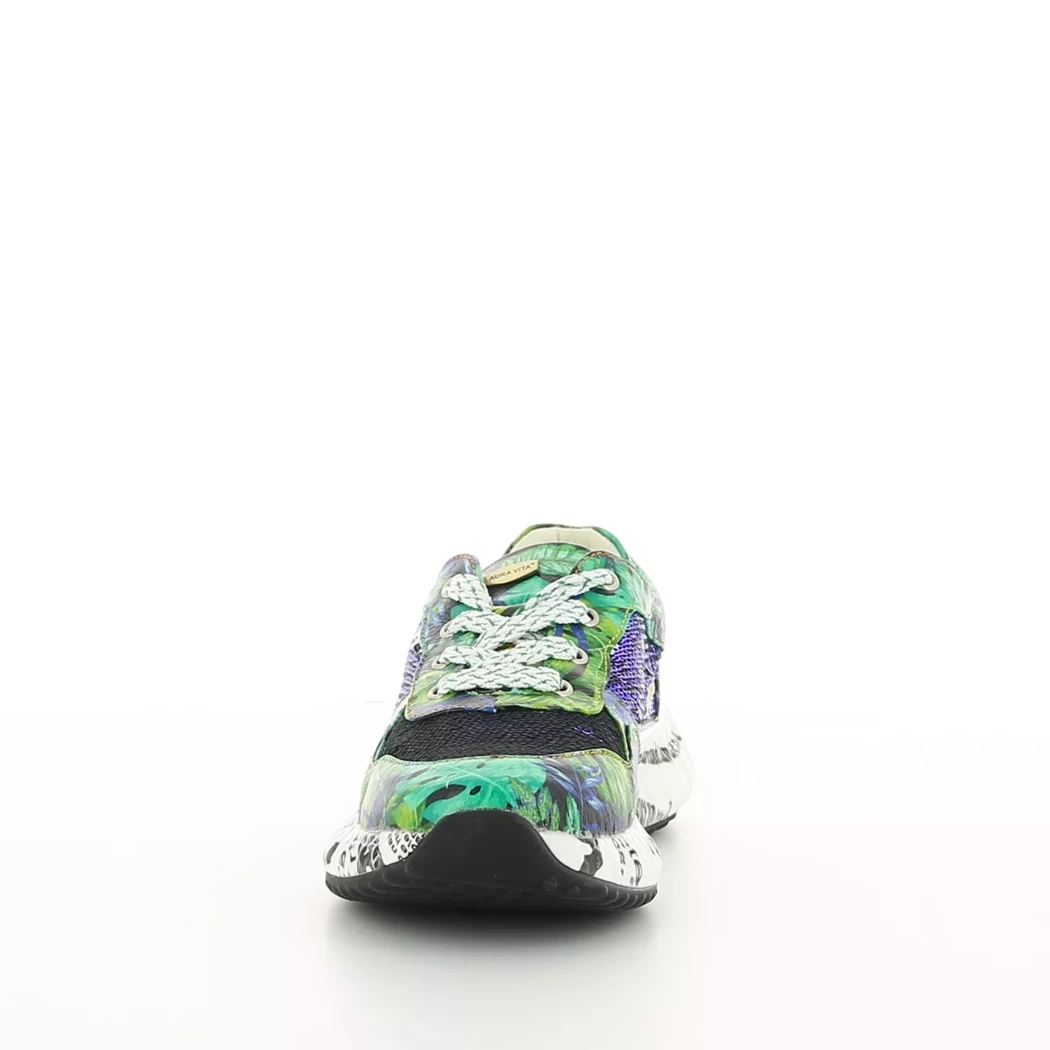 Image (5) de la chaussures Laura Vita - Baskets Vert en Cuir synthétique