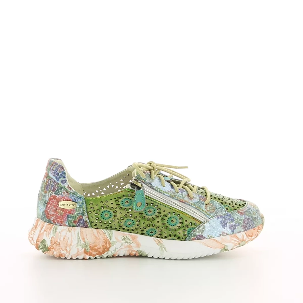 Image (2) de la chaussures Laura Vita - Baskets Multicolore en Cuir