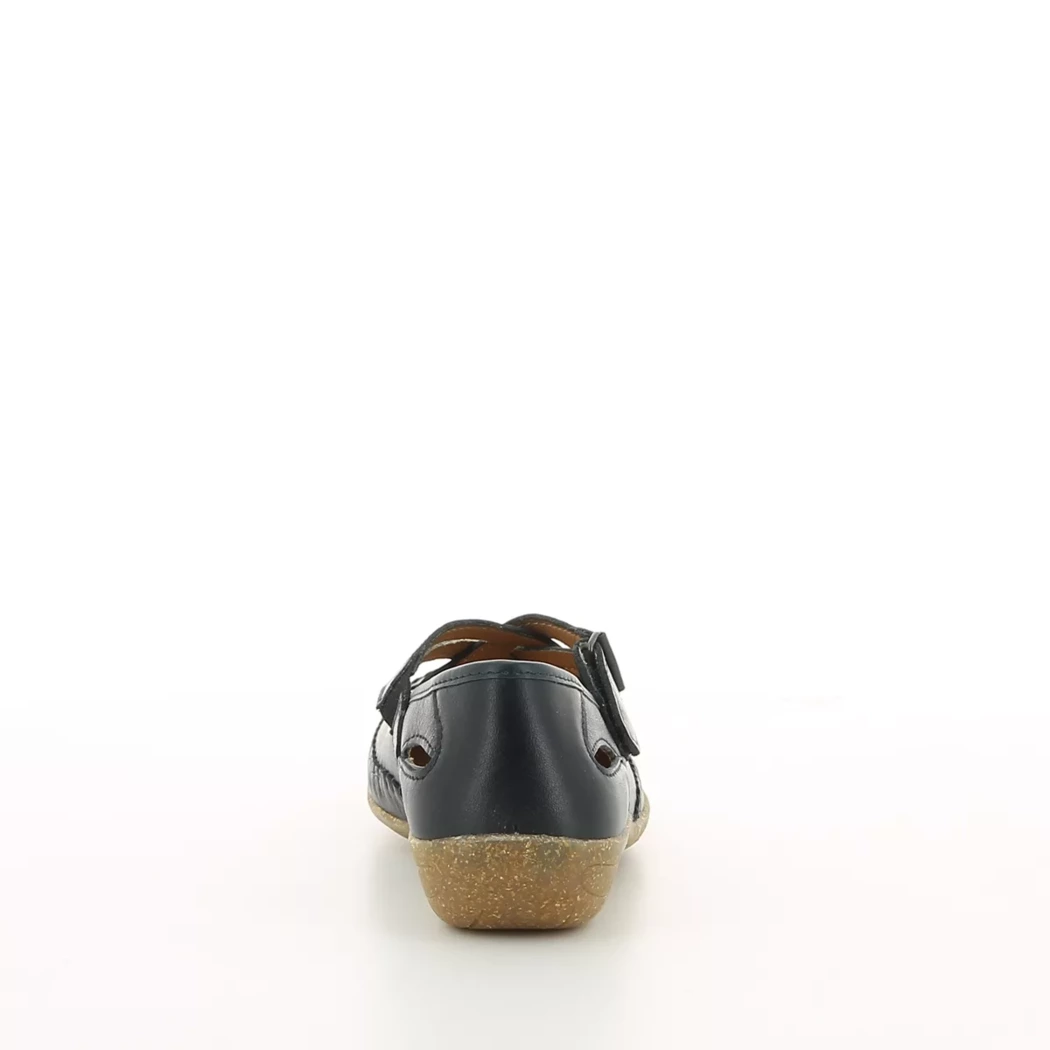 Image (3) de la chaussures Sens - Ballerines Bleu en Cuir nubuck
