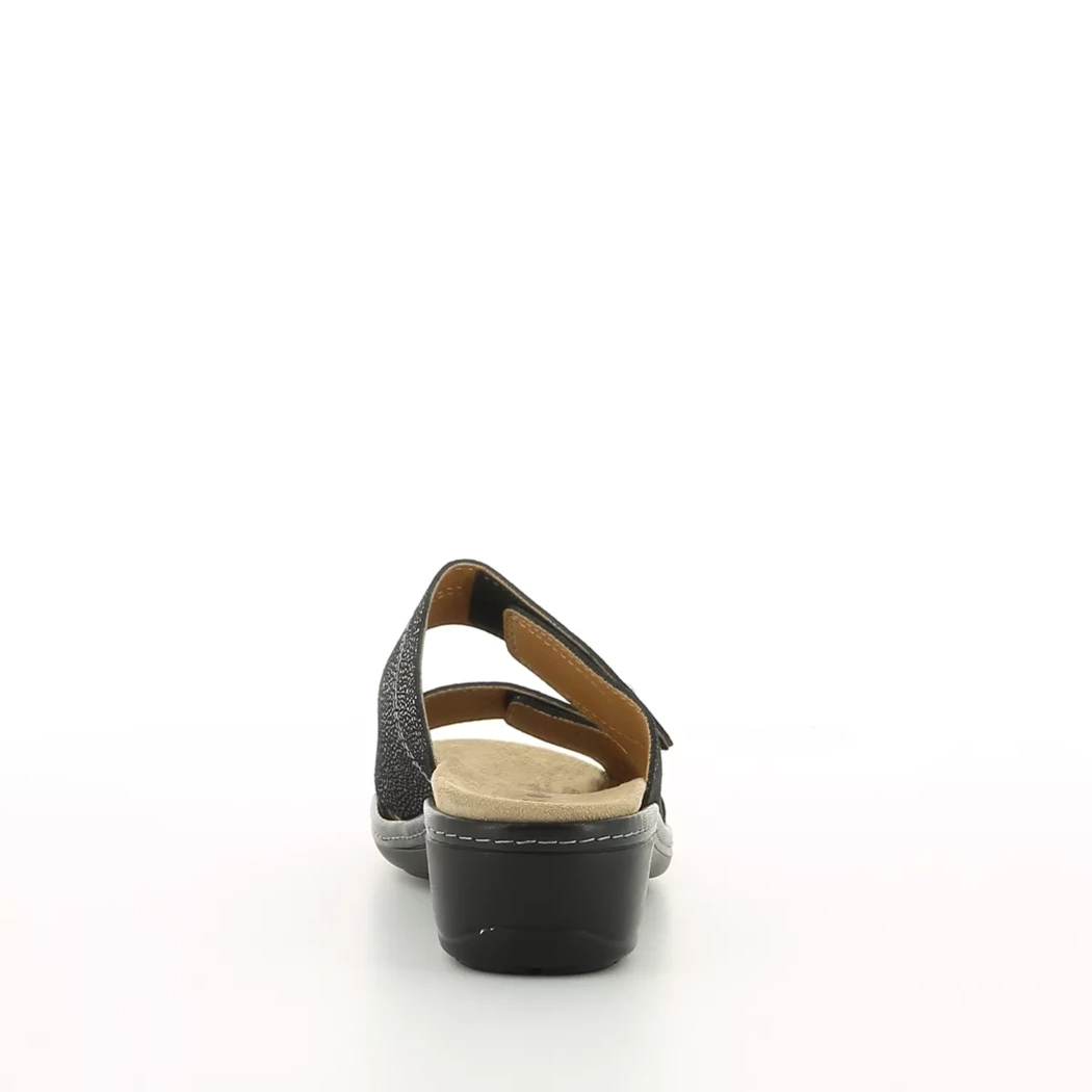 Image (3) de la chaussures Sens - Mules et Sabots Noir en Cuir nubuck