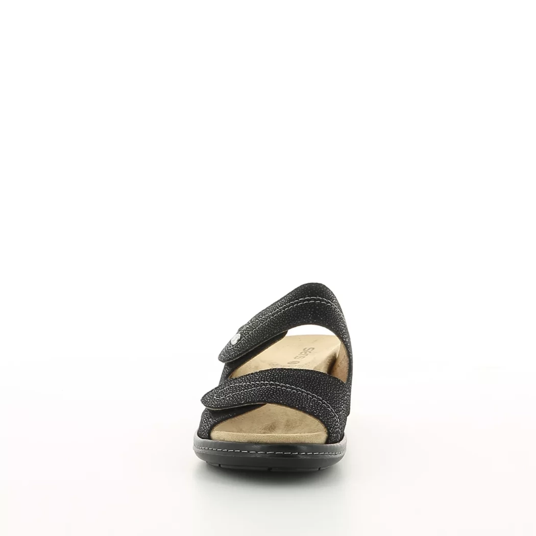 Image (5) de la chaussures Sens - Mules et Sabots Noir en Cuir nubuck