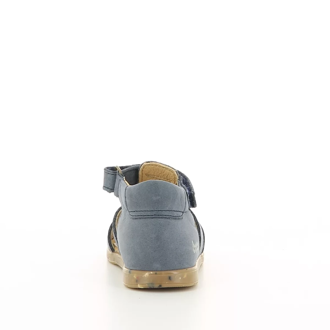 Image (3) de la chaussures Bopy - Sandales et Nu-Pieds Bleu en Cuir nubuck