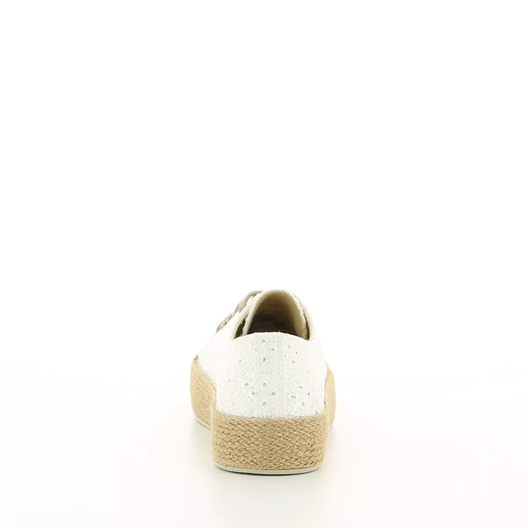 Image (3) de la chaussures 2 Go - Chaussures à lacets Blanc en Textile