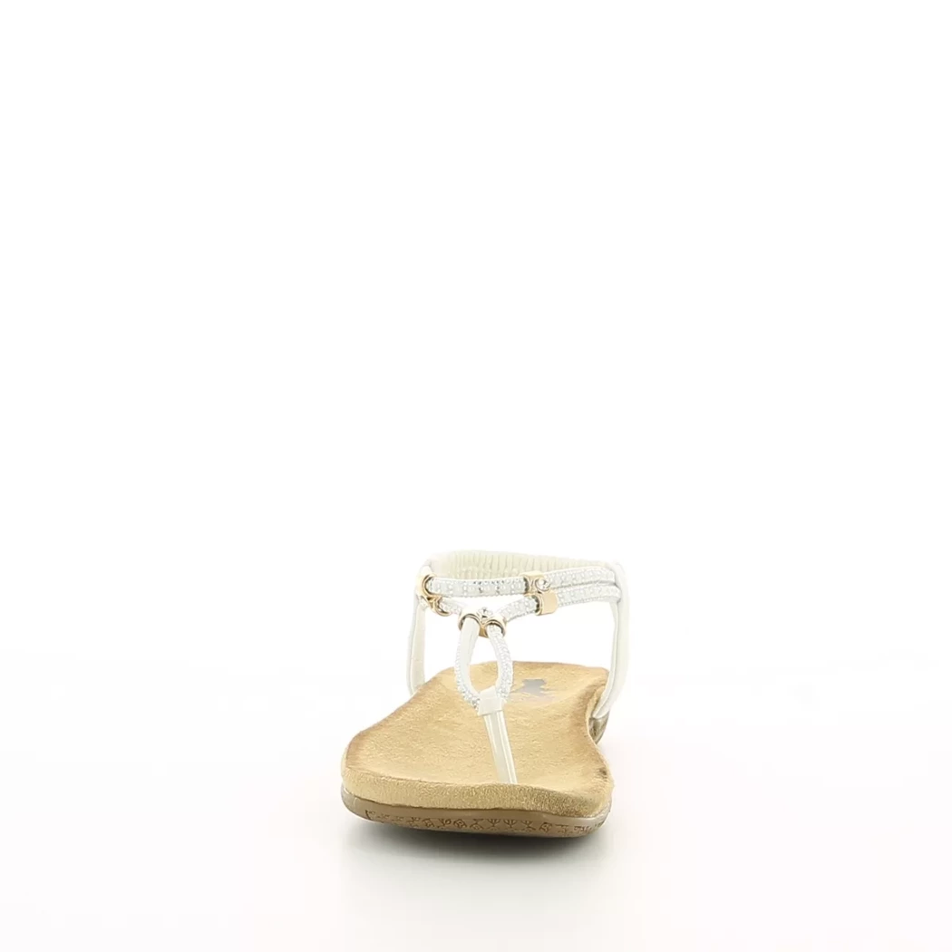 Image (5) de la chaussures 2 Go - Sandales et Nu-Pieds Blanc en Cuir synthétique