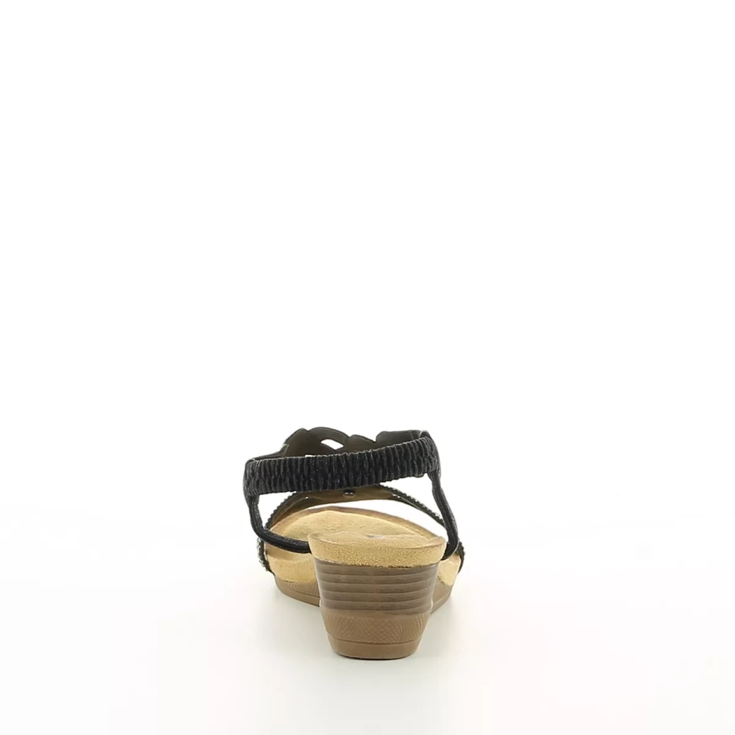 Image (3) de la chaussures 2 Go - Sandales et Nu-Pieds Noir en Cuir synthétique
