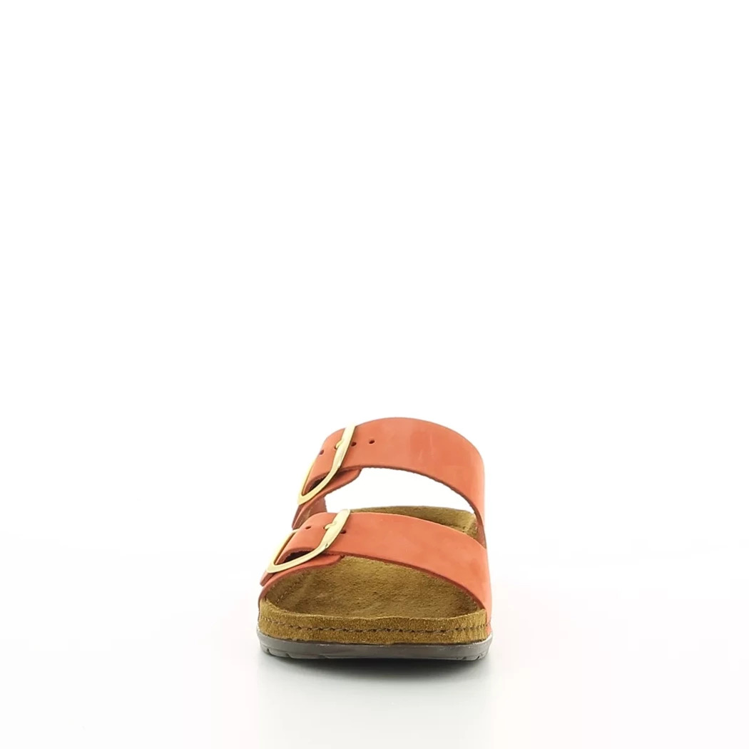 Image (5) de la chaussures Rohde - Mules et Sabots Orange en Cuir nubuck