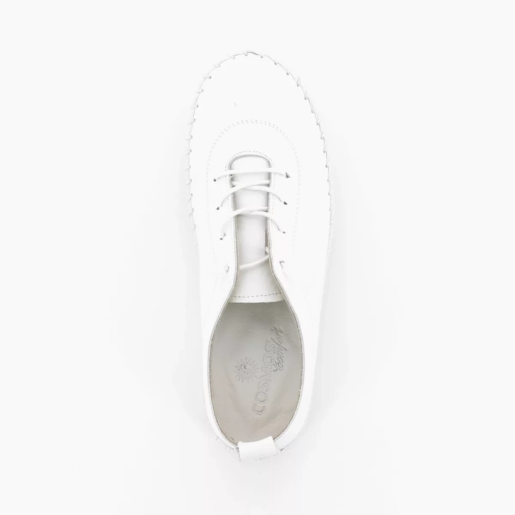 Image (6) de la chaussures Cosmos Comfort - Baskets Blanc en Cuir